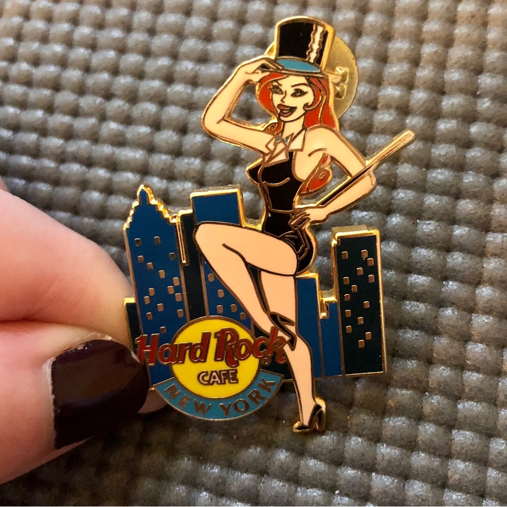 Vintage Hard Rock Cafe New York Pin Pals Dancer Enamel Pin